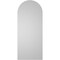 Ekena Millwork Round Top Surface Mount PVC Gable Vent w/ 2"W x 2"P Brickmould Sill Frame, 16"W x 38"H GVPRT16X3803SN - alternate 4